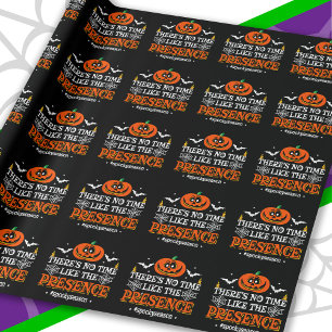 Halloween Spirit Spooky Pompoen Grappig Halloween Cadeaupapier