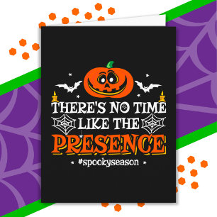 Halloween Spirit Spooky Pompoen Grappig Halloween Kaart