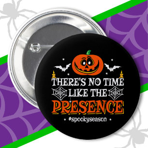 Halloween Spirit Spooky Pompoen Grappig Halloween Ronde Button 5,7 Cm