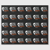 Halloween Spirit Spooky Skull Funny Halloween Cadeaupapier (Vlak)