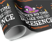 Halloween Spirit Spooky Witch Pet Funny Halloween Cadeaupapier (Rol Hoek)