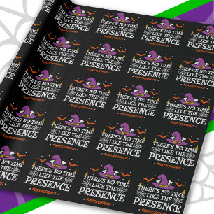 Halloween Spirit Spooky Witch Pet Funny Halloween Cadeaupapier