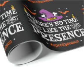 Halloween Spirit Spooky Witch Pet Funny Halloween Cadeaupapier (Rol Hoek)