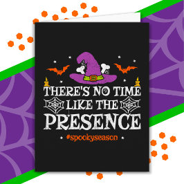 Halloween Spirit Spooky Witch Pet Funny Halloween Kaart