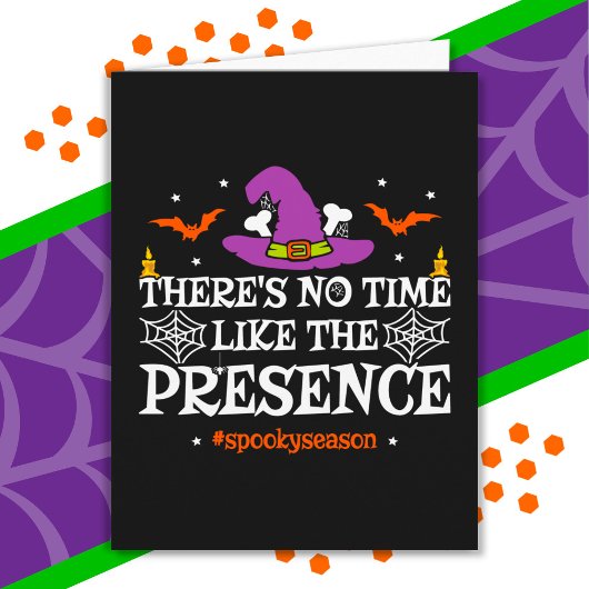 Halloween Spirit Spooky Witch Pet Funny Halloween Kaart