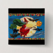  Halloween Spirit Witch Button (Voorkant)