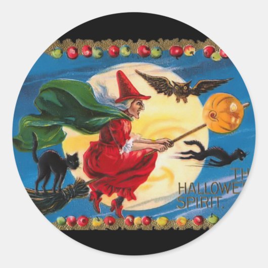  Halloween Spirit Witch Sticker (Voorkant)