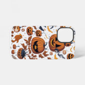 Halloween Spirits | Schattigee Ghost & Pumpkin Pho iPhone Hoesje (Achterkant horizontaal)