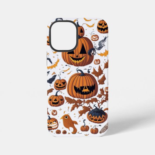 Halloween Spirits | Schattigee Ghost & Pumpkin Pho iPhone Hoesje (Achterkant)