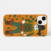 Halloween Spirits | Schattigee Ghost & Pumpkin Pho iPhone Hoesje (Achterkant horizontaal)