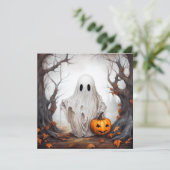 Halloween Spokaart Feestdagenkaart (Staand voorkant)