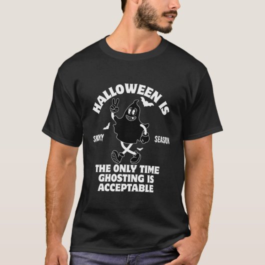 Halloween spoken als geest t-shirt (Voorkant)
