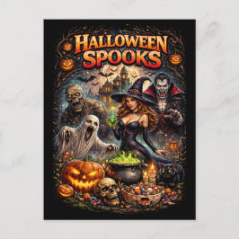 Halloween Spoken Briefkaart