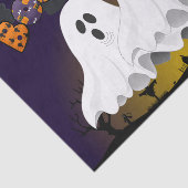 Halloween-spoken Decoupage Knutselproject met Graf Tissuepapier (Detail)