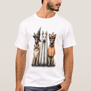 Halloween Spoken Duitse Herdershond T-shirt