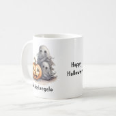 Halloween-spoken en Jack-o-Lantern personaliseren Koffiemok (Voorkant links)