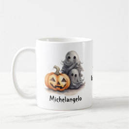 Halloween-spoken en Jack-o-Lantern personaliseren Koffiemok