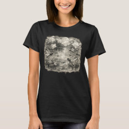 Halloween-spoken en libellen boven Crystal Lake T-shirt