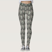 Halloween spoken en Skulls Leggings (Voorkant)