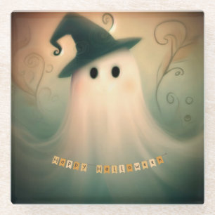 Halloween/Spoken/Fall/Whimsisch ornament Glazen Onderzetter