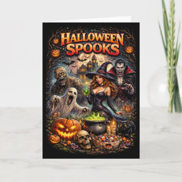 Halloween Spoken Feestdagen Kaart