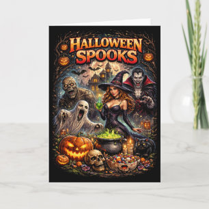 Halloween Spoken Feestdagen Kaart