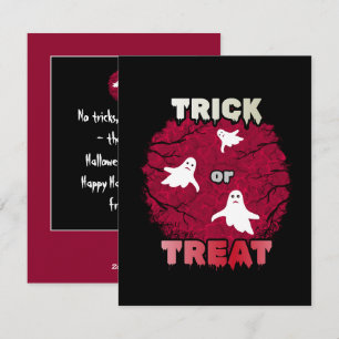 Halloween spoken feestdagenkaart