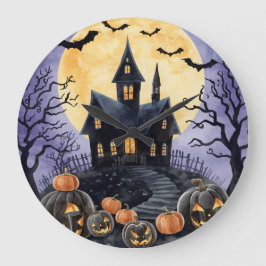 Halloween,Spoken Huis, Enge Pompoenen,Vleermuizen Grote Klok
