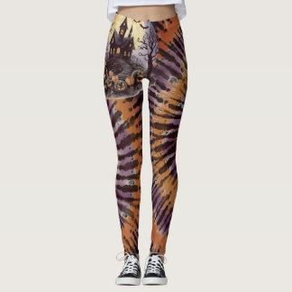 Halloween,Spoken Huis, Enge Pompoenen,Vleermuizen Leggings