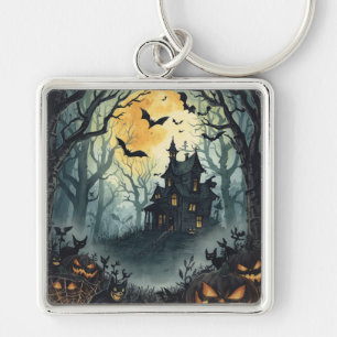 Halloween,Spoken Huis, Enge Pompoenen,Vleermuizen, Sleutelhanger