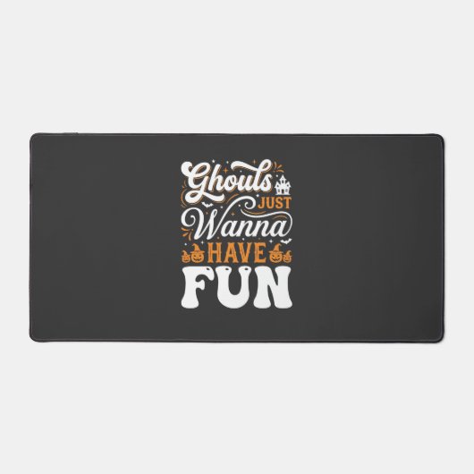 Halloween-spoken Just Wanna Have Fun Design_1 Bureaumat (Voorkant)