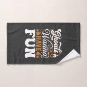 Halloween-spoken Just Wanna Have Fun Design_1 Handdoek (Handdoek)