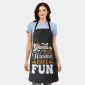 Halloween-spoken Just Wanna Have Fun Design_1 Schort (Gedragen)