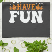 Halloween-spoken Just Wanna Have Fun Design_1 Theedoek (Gevouwen)