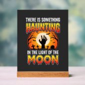 Halloween Spoken Maan Kerkhof Horror Acryl Bord (Neutraal)