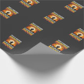 Halloween Spoken Maan Kerkhof Horror Cadeaupapier (Hoek)