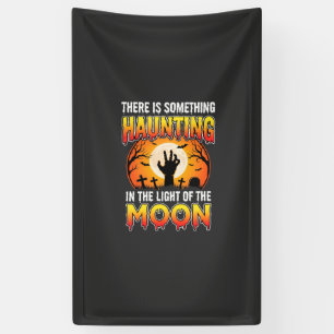 Halloween Spoken Maan Kerkhof Horror Spandoek