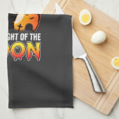 Halloween Spoken Maan Kerkhof Horror Theedoek (Quarter Fold)