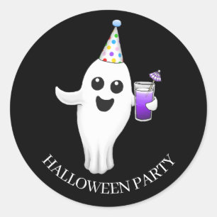 Halloween Spoken Magische Nacht Ronde Sticker