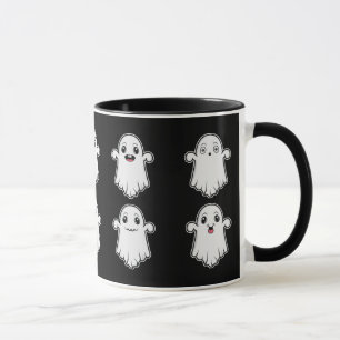 Halloween-spoken met verschillende gezichtsuitdruk mok