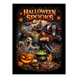 Halloween Spoken Perfect Poster