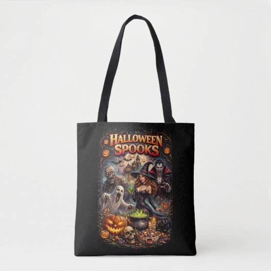 Halloween Spoken Tote Bag (Voorkant)
