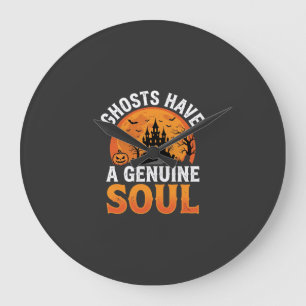 Halloween-spoken Verschijnen Hebben een Echte Ziel Grote Klok