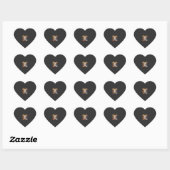 Halloween-spoken Verschrikkelijken Willen Gewoon P Hart Sticker (Vel)