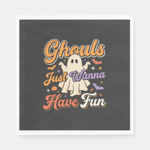 Halloween-spoken Verschrikkelijken Willen Gewoon P Servet