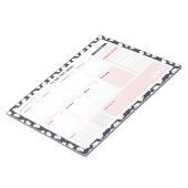 Halloween-spoken wekelijks om lijstplanner te doen notitieblok (Schuin)