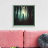 Halloween - Spokenbos 4 Canvas Afdruk (Insitu (Woonkamer))