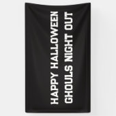HALLOWEEN SPOKENEN NIGHT OUT SPANDOEK AANPASBAAR (Verticaal)