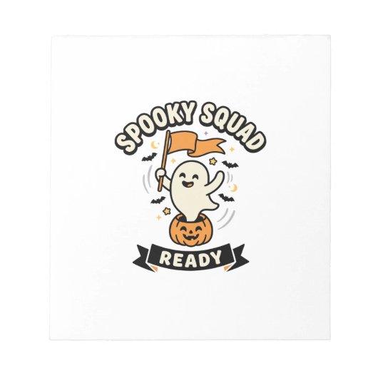 Halloween Spokeneskader Notitieblok (Voorkant)
