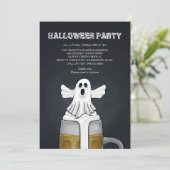 Halloween Spokenfeest Kaart (Staand voorkant)